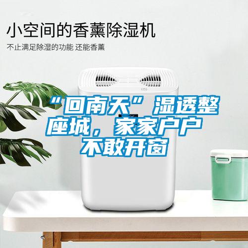 “回南天”濕透整座城，家家戶戶不敢開窗