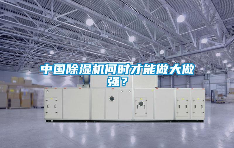 中國除濕機(jī)何時(shí)才能做大做強(qiáng)？