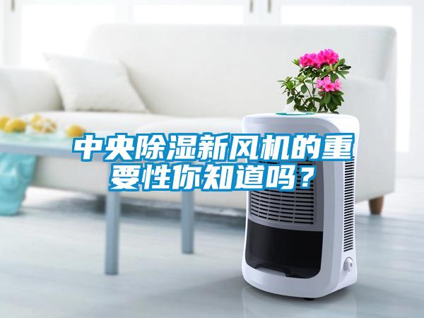 中央除濕新風(fēng)機(jī)的重要性你知道嗎？