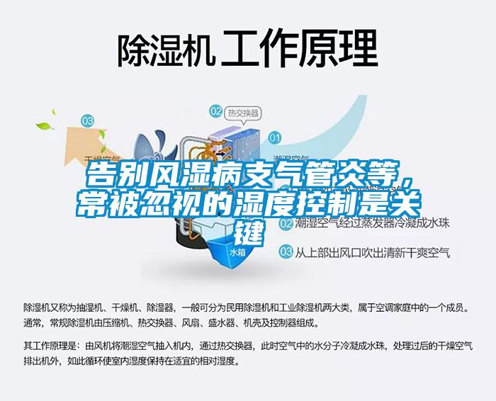 告別風濕病支氣管炎等，常被忽視的濕度控制是關鍵
