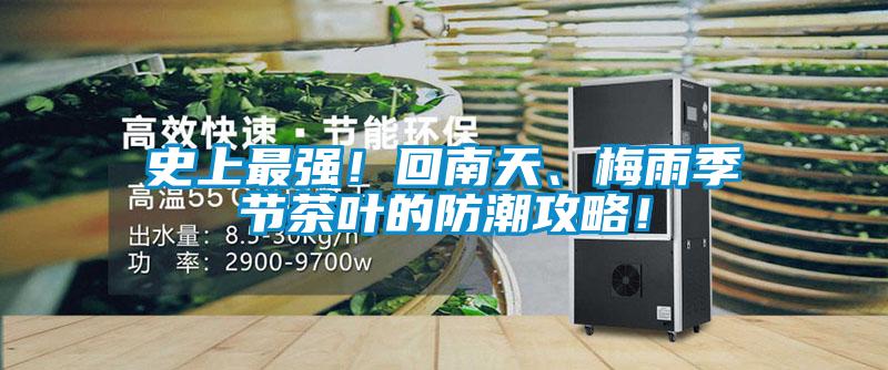 史上最強！回南天、梅雨季節(jié)茶葉的防潮攻略！