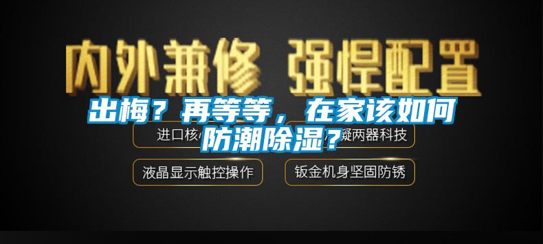 出梅？再等等，在家該如何防潮除濕？