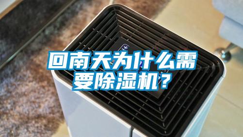 回南天為什么需要除濕機(jī)？