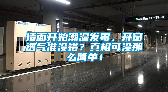 墻面開始潮濕發(fā)霉，開窗透氣準(zhǔn)沒錯？真相可沒那么簡單！