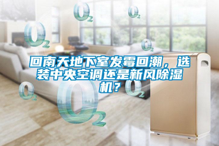 回南天地下室發(fā)霉回潮，選裝中央空調還是新風除濕機？