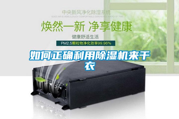 如何正確利用除濕機(jī)來干衣