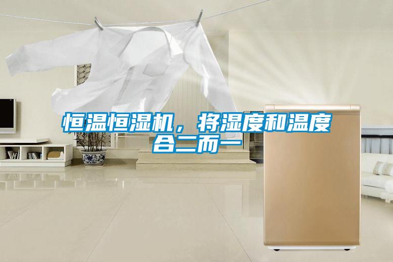 恒溫恒濕機，將濕度和溫度合二而一