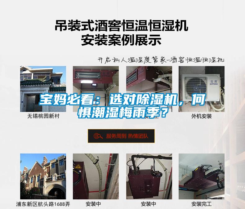 寶媽必看：選對除濕機(jī)，何懼潮濕梅雨季？