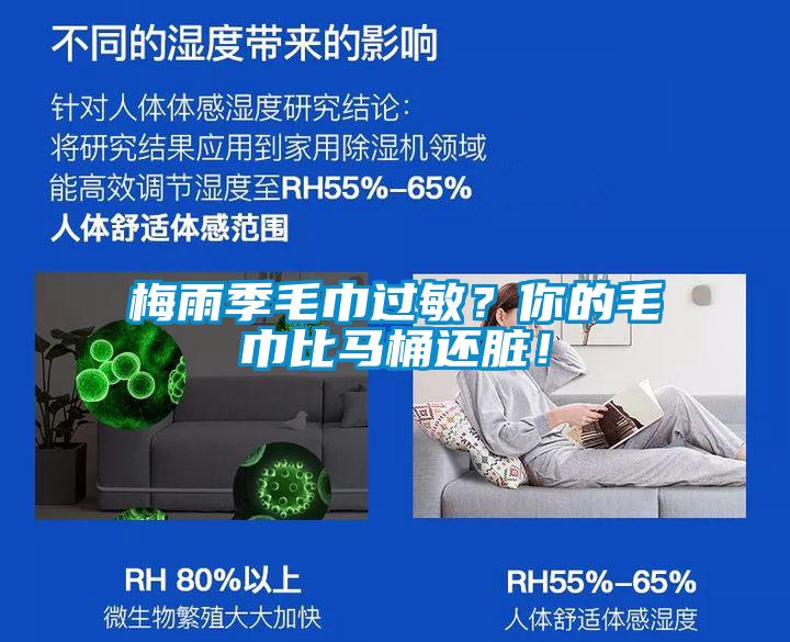 梅雨季毛巾過敏？你的毛巾比馬桶還臟！