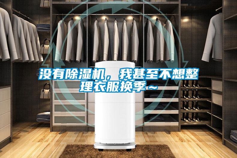 沒有除濕機(jī)，我甚至不想整理衣服換季～