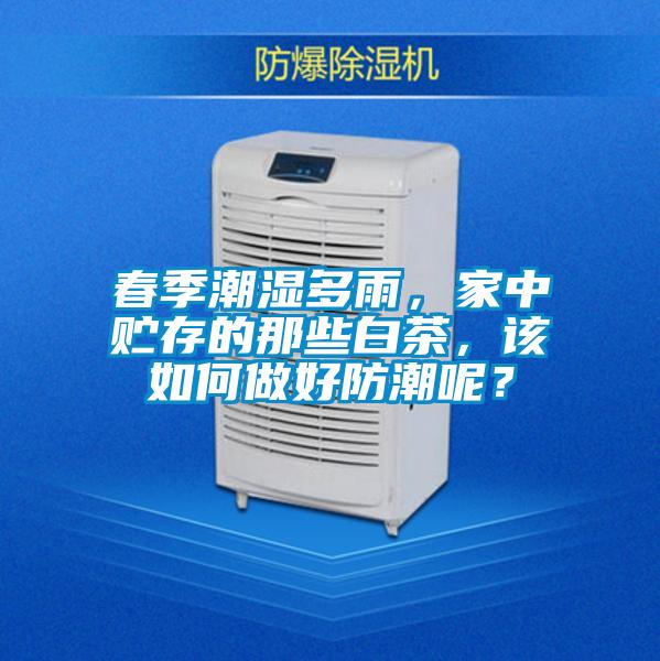 春季潮濕多雨，家中貯存的那些白茶，該如何做好防潮呢？