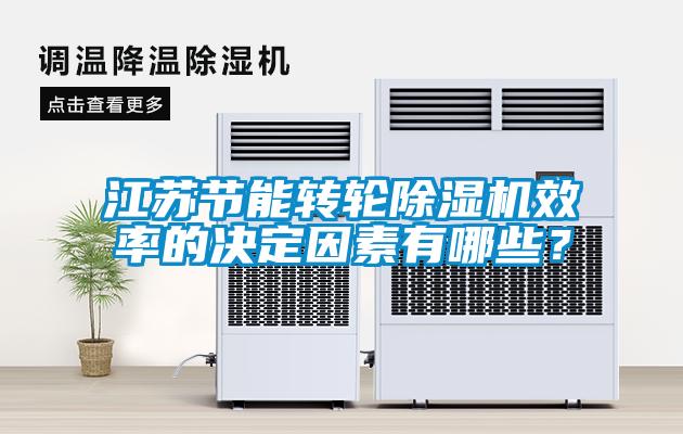 江蘇節(jié)能轉輪除濕機效率的決定因素有哪些？