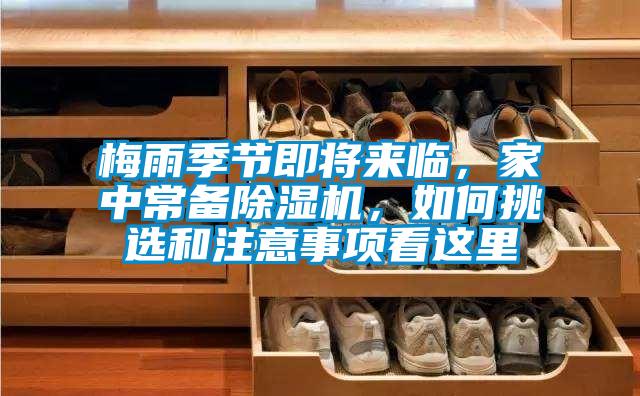 梅雨季節(jié)即將來臨，家中常備除濕機，如何挑選和注意事項看這里