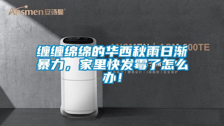 纏纏綿綿的華西秋雨日漸暴力，家里快發(fā)霉了怎么辦！