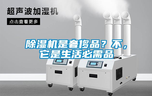 除濕機(jī)是奢侈品？不，它是生活必需品