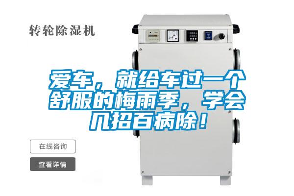 愛車，就給車過一個舒服的梅雨季，學(xué)會幾招百病除！