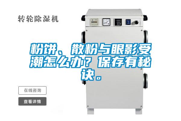 粉餅、散粉與眼影受潮怎么辦？保存有秘訣。