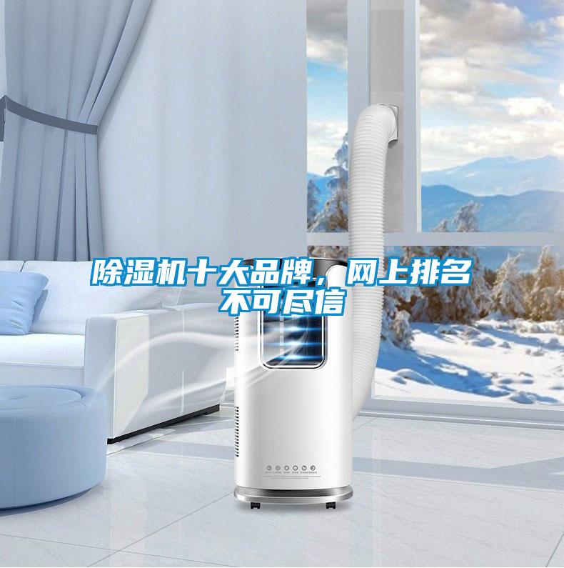 除濕機(jī)十大品牌，網(wǎng)上排名不可盡信