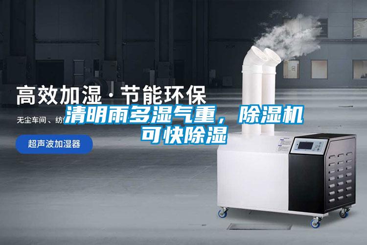 清明雨多濕氣重，除濕機(jī)可快除濕