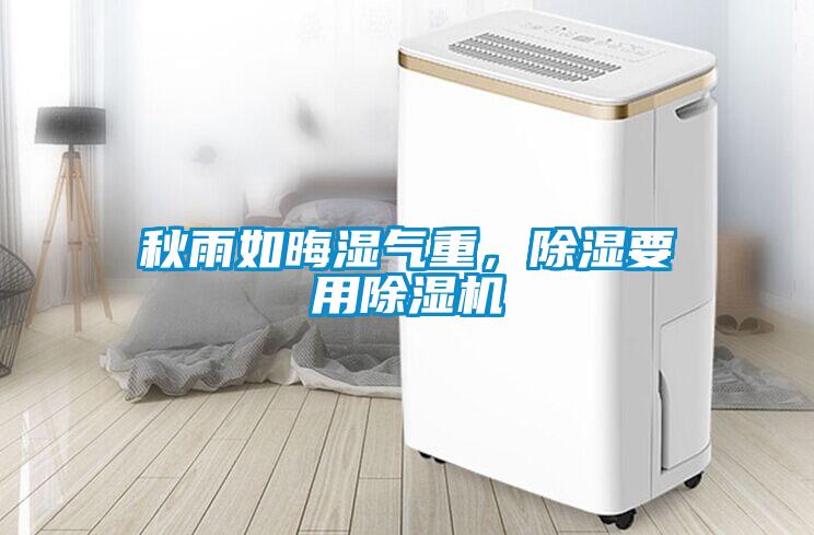 秋雨如晦濕氣重，除濕要用除濕機(jī)