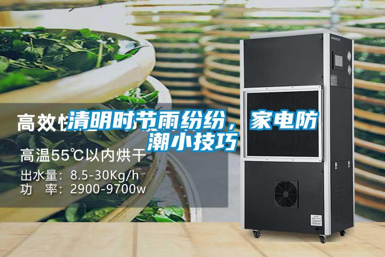 清明時(shí)節(jié)雨紛紛，家電防潮小技巧