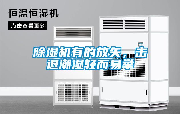 除濕機(jī)有的放矢，擊退潮濕輕而易舉
