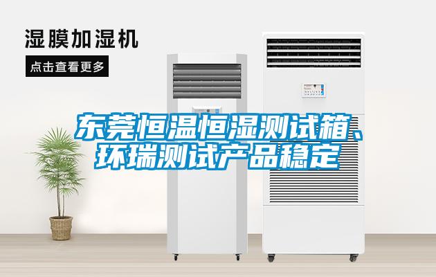 東莞恒溫恒濕測試箱、環(huán)瑞測試產(chǎn)品穩(wěn)定