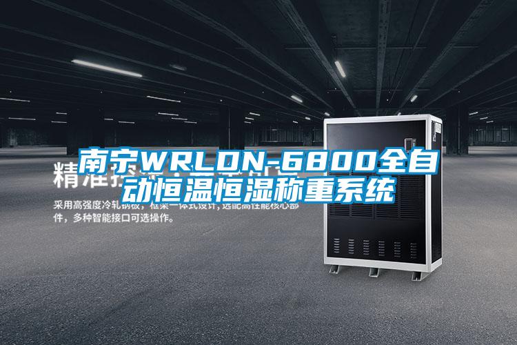 南寧WRLDN-6800全自動(dòng)恒溫恒濕稱重系統(tǒng)