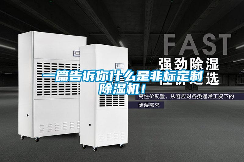 一篇告訴你什么是非標(biāo)定制除濕機(jī)！
