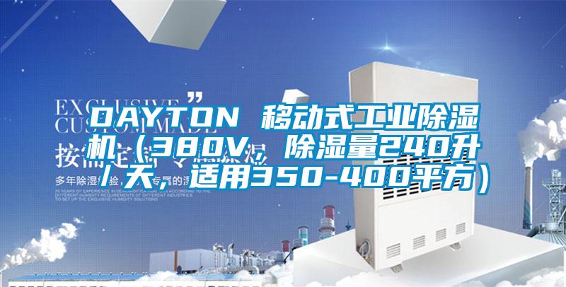 DAYTON 移動(dòng)式工業(yè)除濕機(jī)（380V，除濕量240升／天，適用350-400平方）
