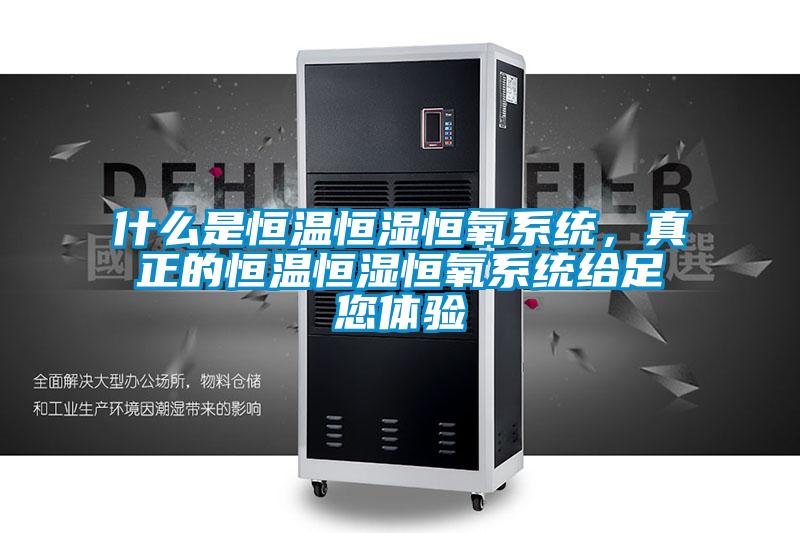 什么是恒溫恒濕恒氧系統(tǒng)，真正的恒溫恒濕恒氧系統(tǒng)給足您體驗