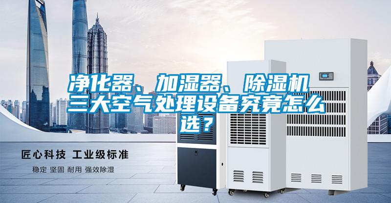 凈化器、加濕器、除濕機(jī) 三大空氣處理設(shè)備究竟怎么選？