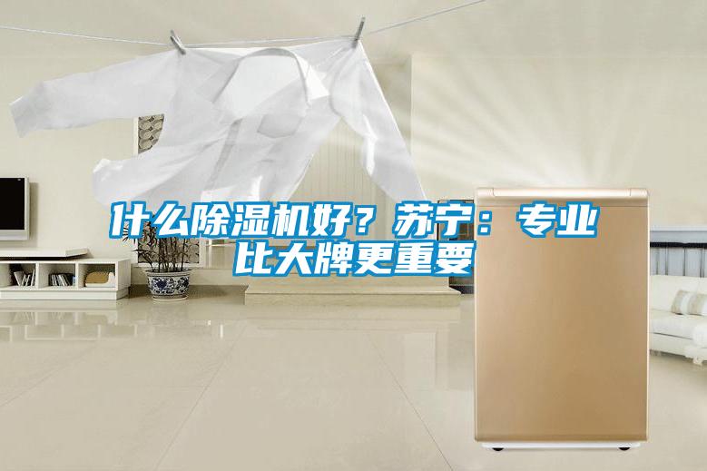 什么除濕機(jī)好？蘇寧：專(zhuān)業(yè)比大牌更重要