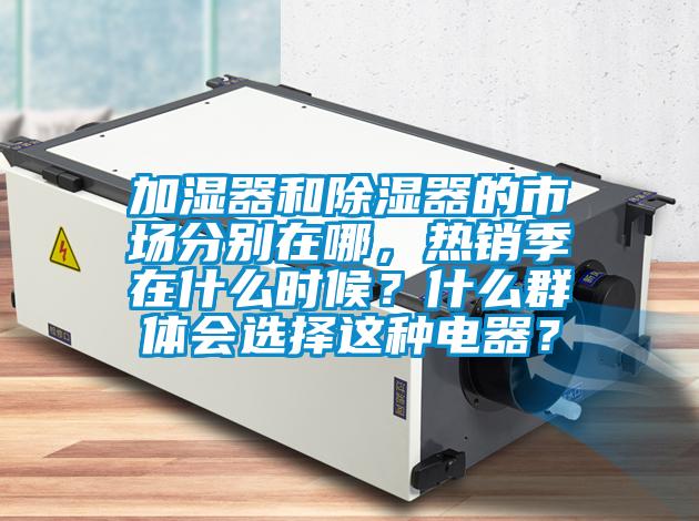 加濕器和除濕器的市場分別在哪，熱銷季在什么時候？什么群體會選擇這種電器？