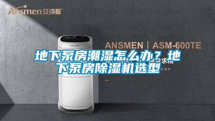 地下泵房潮濕怎么辦？地下泵房除濕機(jī)選型