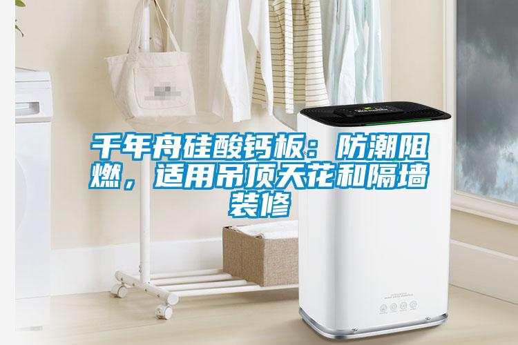千年舟硅酸鈣板：防潮阻燃，適用吊頂天花和隔墻裝修