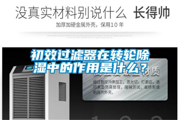 初效過(guò)濾器在轉(zhuǎn)輪除濕中的作用是什么？