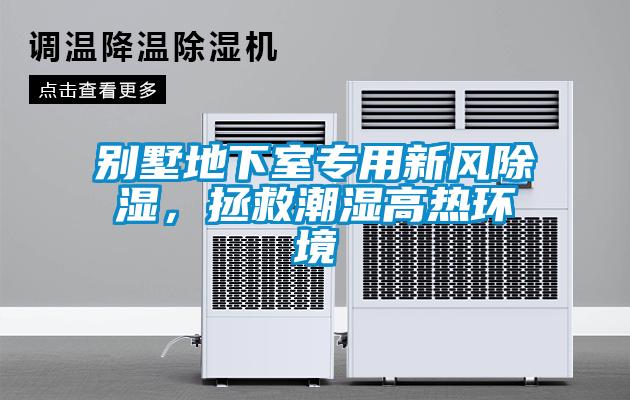 別墅地下室專用新風除濕，拯救潮濕高熱環(huán)境