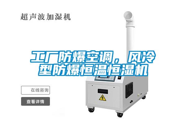 工廠防爆空調(diào)，風(fēng)冷型防爆恒溫恒濕機(jī)