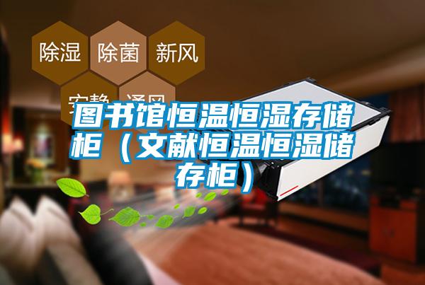 圖書館恒溫恒濕存儲柜（文獻(xiàn)恒溫恒濕儲存柜）
