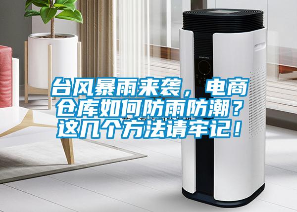 臺風暴雨來襲，電商倉庫如何防雨防潮？這幾個方法請牢記！