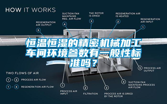 恒溫恒濕的精密機(jī)械加工車間環(huán)境參數(shù)有一般性標(biāo)準(zhǔn)嗎？