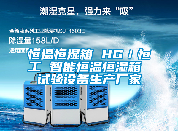 恒溫恒濕箱 HG／恒工 智能恒溫恒濕箱 試驗設備生產(chǎn)廠家