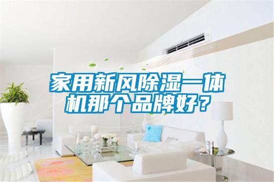 家用新風(fēng)除濕一體機(jī)那個(gè)品牌好？