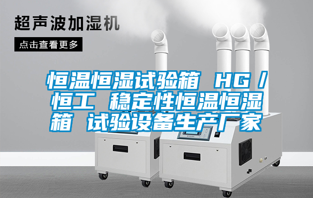 恒溫恒濕試驗箱 HG／恒工 穩(wěn)定性恒溫恒濕箱 試驗設(shè)備生產(chǎn)廠家