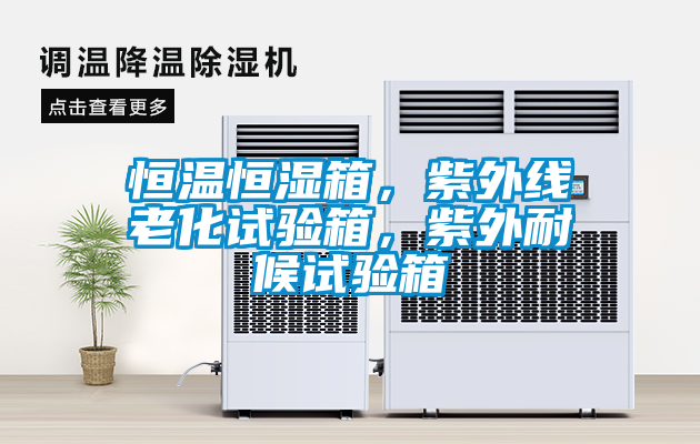 恒溫恒濕箱，紫外線老化試驗箱，紫外耐候試驗箱