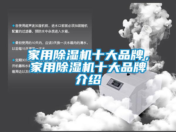 家用除濕機(jī)十大品牌，家用除濕機(jī)十大品牌介紹