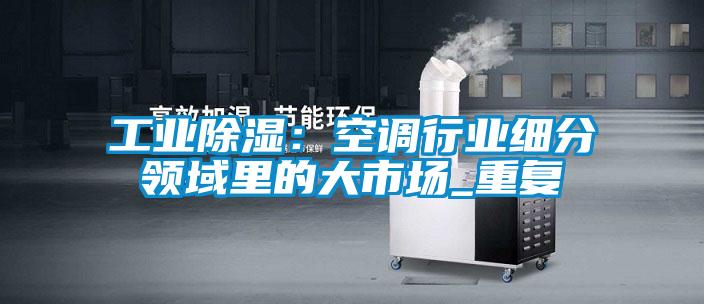工業(yè)除濕：空調(diào)行業(yè)細分領域里的大市場_重復