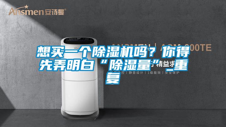 想買(mǎi)一個(gè)除濕機(jī)嗎？你得先弄明白“除濕量”_重復(fù)