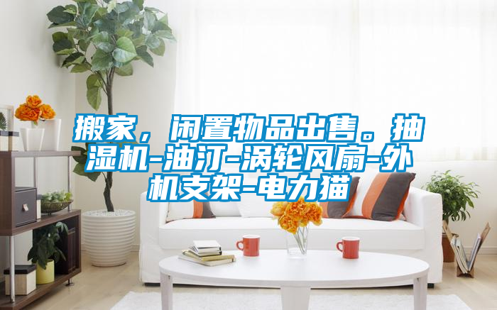 搬家，閑置物品出售。抽濕機(jī)-油汀-渦輪風(fēng)扇-外機(jī)支架-電力貓
